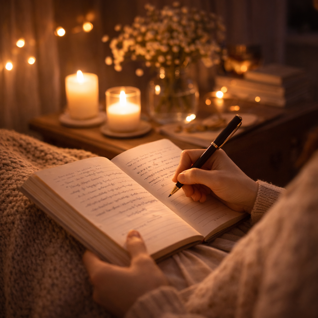 Menutup Hari dengan Lembut: Momen Refleksi di Bawah Cahaya Hangat